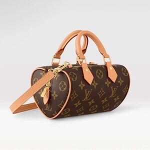 Louis Vuitton Brown and Tan Mini Bag